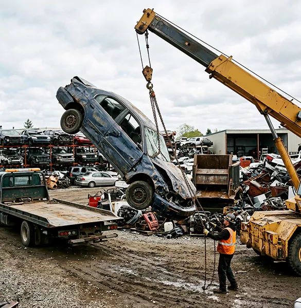 Trusted salvage car removal service in Miami, FL