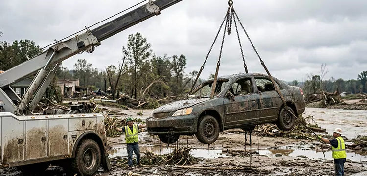 Flood Damaged Car Removal for Cash in Miami