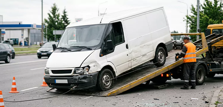 Damaged Van Removal in Miami