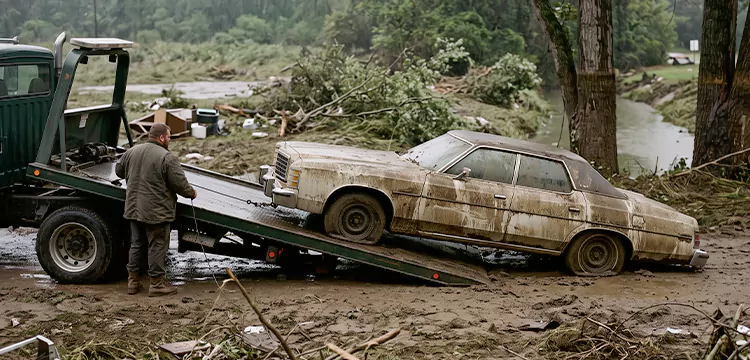 Flood-Damaged Junk Car Disposal in Miami