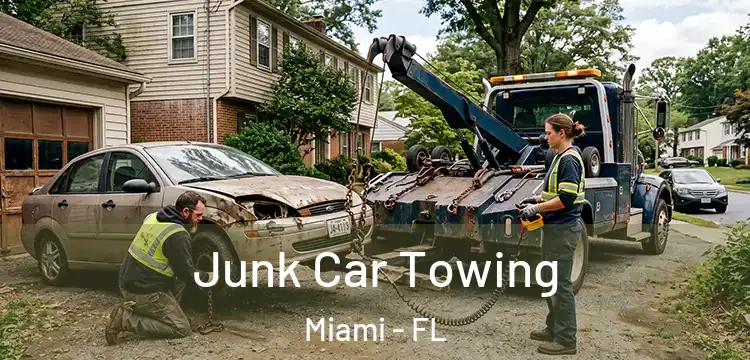 Junk Car Towing Miami - FL